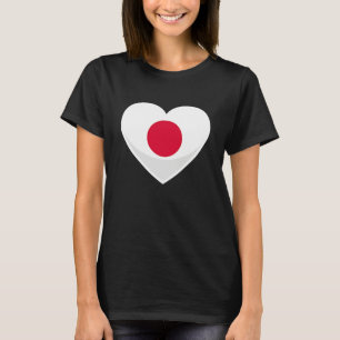 Japan Flag Pocket Heart T-Shirt