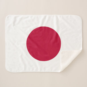 Japan Flag Sherpa Blanket