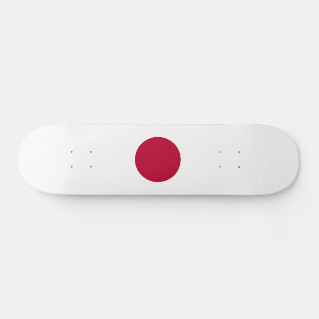 Japan Flag Skateboard (Horz)