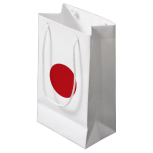 Japan flag small gift bag
