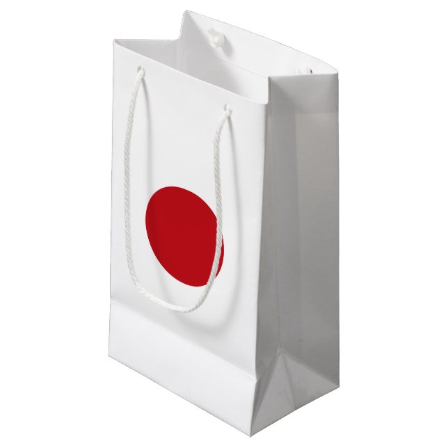Japan flag small gift bag (Front Angled)