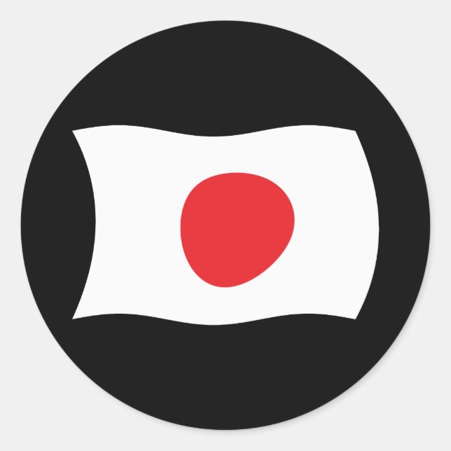 Japan Flag Sticker (Front)