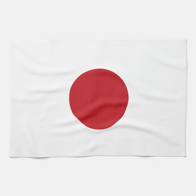 Japan flag tea towel (Horizontal)
