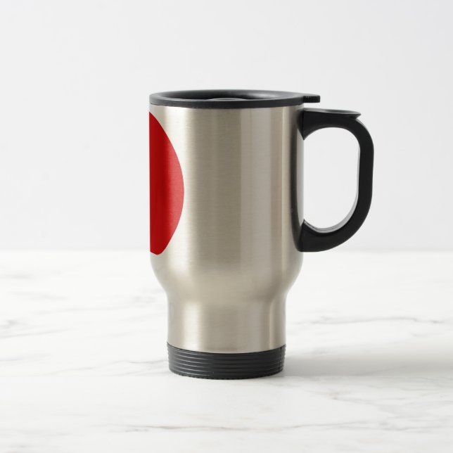 Japan Flag Travel Mug (Right)