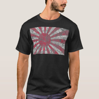 Japan Flag Vintage Style Rising Sun Symbol  T-Shirt