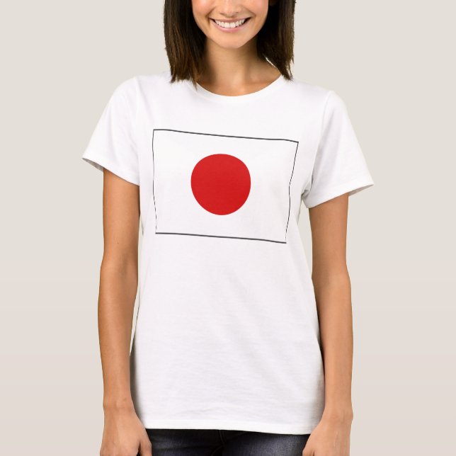Japan Flag x Map T-Shirt (Front)