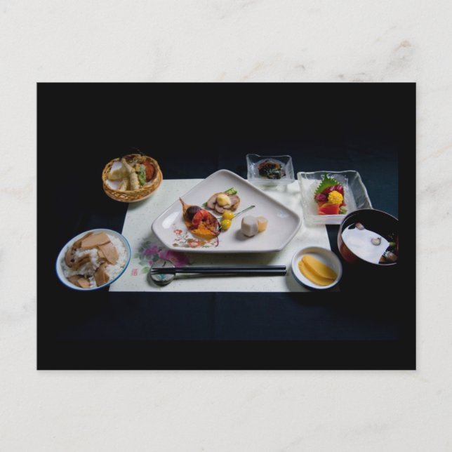 Japan Food Postcard (Front)