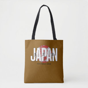 Japan Football 2026 Fan Support Soccer Design Tote Bag