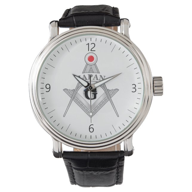 Japan freemasonry sign watch (Front)