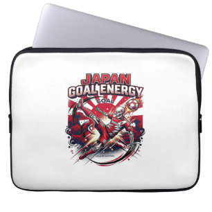 Japan Goal Energy Skeleton Striker Nations Creativ Laptop Sleeve