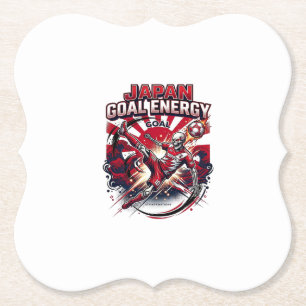 Japan Goal Energy Skeleton Striker Nations Creativ Paper Coaster