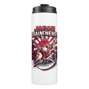 Japan Goal Energy Skeleton Striker Nations Creativ Thermal Tumbler