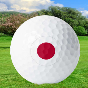 Japan Golf Balls, Japanese Flag Golfers / Patriots Golf Balls