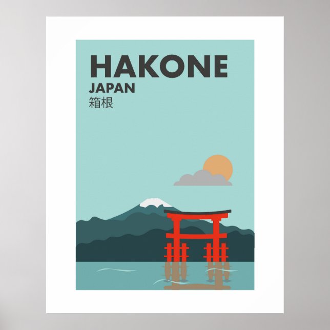 Japan Hakone, Torii of Peace, Shrine Wall Art (Front)