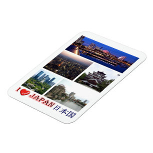 Japan - I Love - Mosaic - Magnet