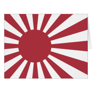 Japan Imperial Rising Sun Flag, Edo to WW2