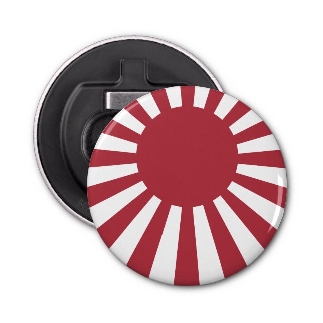 Japan Imperial Rising Sun Flag, Edo to WW2 Bottle Opener (Front)
