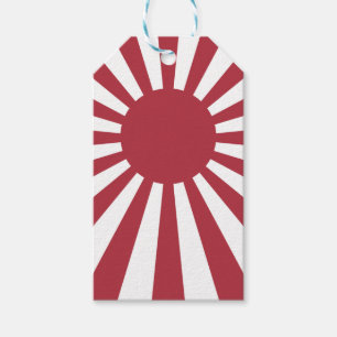Japan Imperial Rising Sun Flag, Edo to WW2 Gift Tags