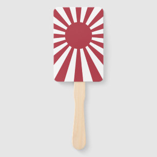 Japan Imperial Rising Sun Flag, Edo to WW2 Hand Fan