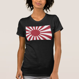 Japan Imperial Rising Sun Flag, Edo to WW2 T-Shirt