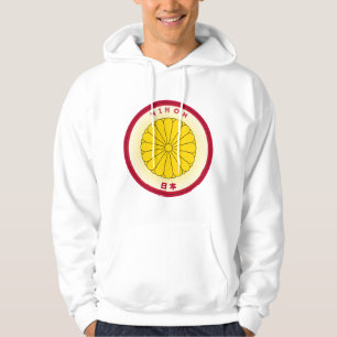 Japan Imperial Seal Emblem Circle Shape Hoodie