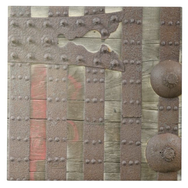 Japan, Ishikawa, Kanazawa, Castle Gate Detail Tile (Front)