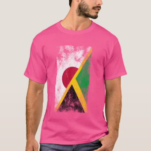 Japan Jamaica Flags - Japanese Jamaican T-Shirt