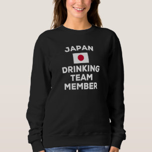 Japan Japanese Drinking Team Member Flag Matching Sweatshirt