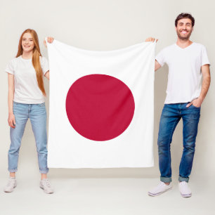 Japan - Japanese flag - Hinomaru Fleece Blanket