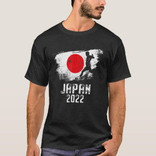 Japan Japanese Flag Soccer Team 2022 World Footbal T-Shirt