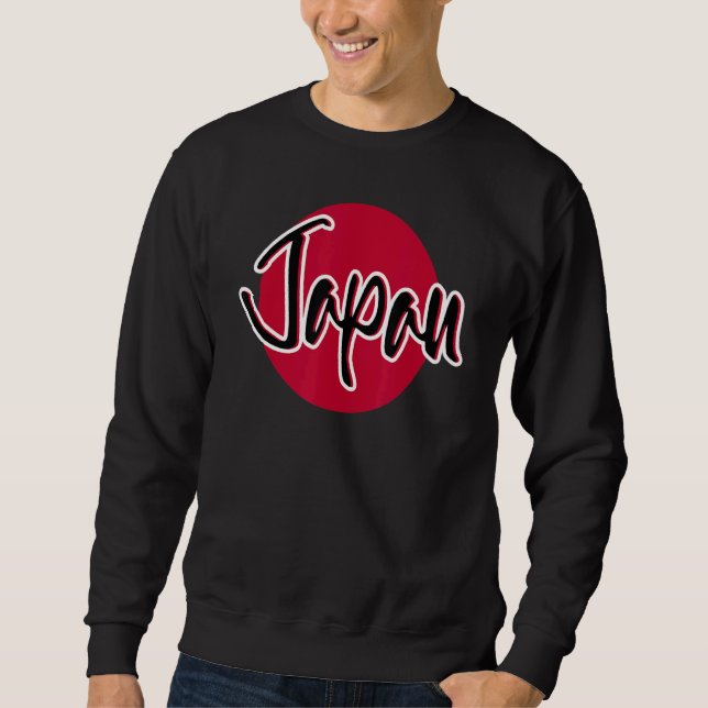 Japan Japanese Flag Sweatshirt (Front)
