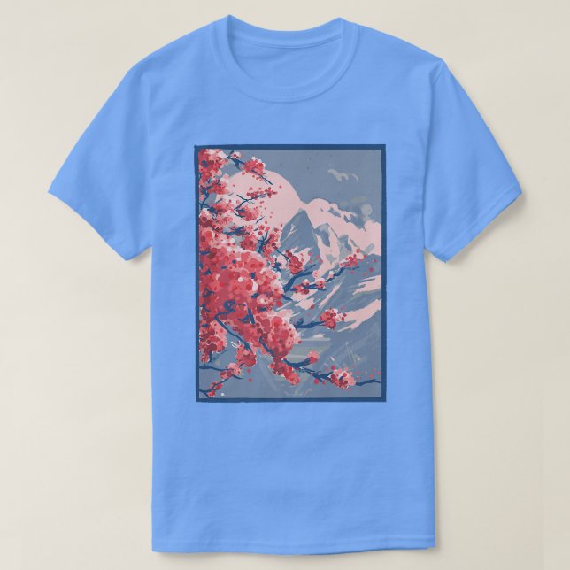 Japan Japanese Sakura Cherry Blossoms Cherry trees T-Shirt (Design Front)