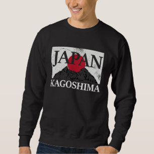 Japan Kagoshima Fuji san flag Sweatshirt