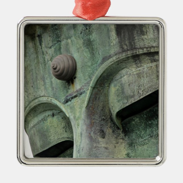 Japan, Kamakura. The Great Buddha of Kamakura, a Metal Tree Decoration (Front)