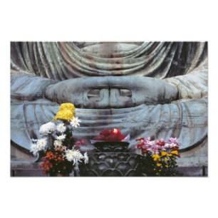 Japan, Kanagawa Pref., Kamakura. Floral Photo Print