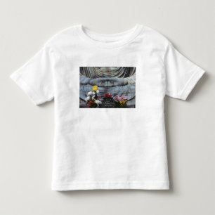 Japan, Kanagawa Pref., Kamakura. Floral Toddler T-Shirt