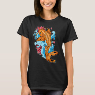 Japan Koi Japanese Fish Cherry Blossom 21 T-Shirt