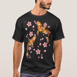 Japan Koi Japanese Fish Cherry Blossom 31 T-Shirt