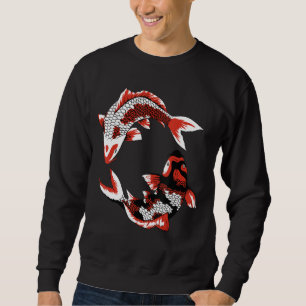 Japan Koi Japanese Fish Cherry Blossom 37 Sweatshirt