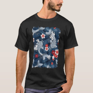 Japan Koi Japanese Fish Cherry Blossom 57 T-Shirt