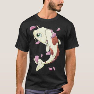 Japan Koi Japanese Fish Cherry Blossom 58 T-Shirt