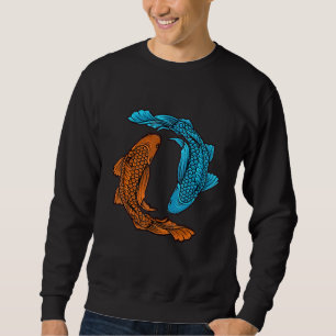 Japan Koi Japanese Fish Cherry Blossom 63 Sweatshirt