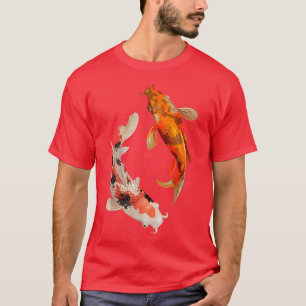 Japan Koi Lovers Japanese Fish Cherry Blossom2093  T-Shirt
