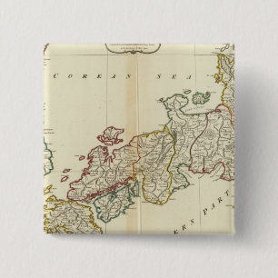 Japan, Korea 15 Cm Square Badge