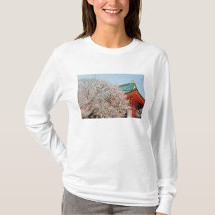 Japan, Kyoto. Cherry blossom of Shinto T-Shirt