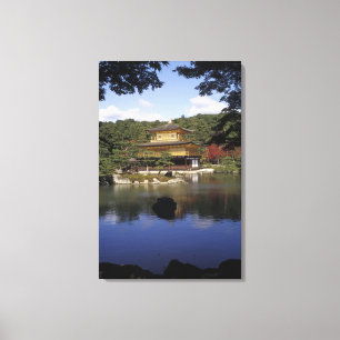 Japan, Kyoto, Golden Pavilion, Zen Temple Canvas Print