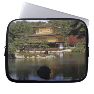 Japan, Kyoto, Golden Pavilion, Zen Temple Laptop Sleeve