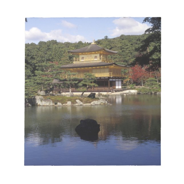 Japan, Kyoto, Golden Pavilion, Zen Temple Notepad (Front)