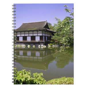 Japan, Kyoto, Japanese Garden of Heian Shrine Spiral Notebook