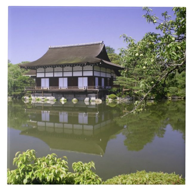Japan, Kyoto, Japanese Garden of Heian Shrine Tile (Front)
